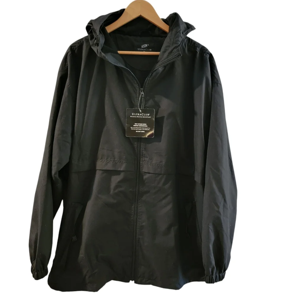 UltraClub Full-Zip‎ Hooded Jacket Oversized XL